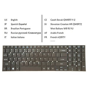 Keyboard for Acer Aspire E5-771G ES1-512 ES1-520 ES1-521 ES1-531 ES1-571 ES1-711