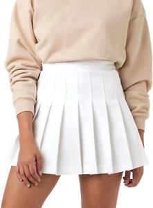 SCKTOO Womens Girl High Waisted Pleated Tennis Skirt School A-Line XL - Picture 1 of 3