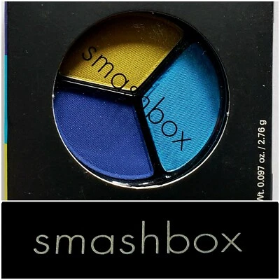 Smashbox Photo Op Eye Shadow Trio Electro Lime Tropical Cobalt .097oz New In Box - Image 1 of 4