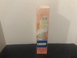 DIXIE BATHROOM CUPS 100 - 3OZ CUPS SHELL DESIGN FROM 90'S NEW SEALED BOX - Picture 1 of 6