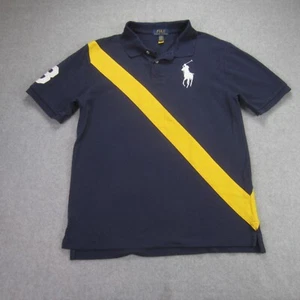 Polo Ralph Lauren Polo Shirt Youth XL 18-20 Blue Big Pony Rugby Golf Casual - Picture 1 of 15