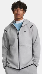 Under Armour Mens Unstoppable Fleece FZ Jacket Gray Size Medium NWT - Picture 1 of 4
