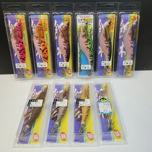 SET D 10pc MIXED Yo-zuri Eging Fishing Squid Jig - Picture 1 of 14