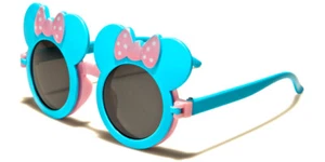 Mouse Ears Round Kids Flip-Out Sunglasses (K-766), assorted colors, lead free - Picture 1 of 16
