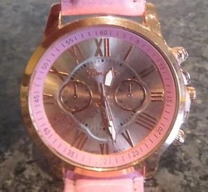 Geneva Pink Watch Working - Picture 1 of 10