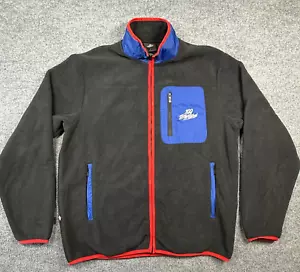 100 Thieves schwarz, blau roter Besatz Gr. M Full-Zip Polarfleece Utility Jacke - Bild 1 von 10