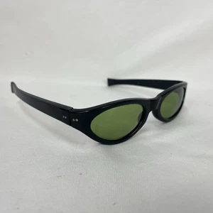 VINTAGE COOL-RAY POLAROID 125 SCHWARZ VOLLRAND SONNENBRILLE USA 130-20-52 RETRO - Bild 1 von 7