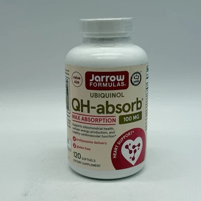 Jarrow Formulas Ubiquinol QH-absorb 100mg Softgels - 120 Count EXP 01/26 - Image 1 of 4