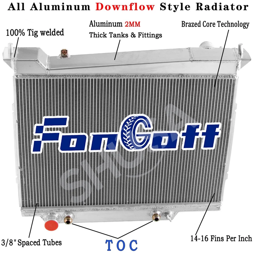 3 Row Radiator For 2003 2004 Lincoln Navigator Ford Expedition 4.6L 5.4L V8 — 第 1/4 张图片