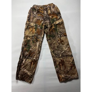Game Winner Youth Boys Real Tree Camoflage Cargo Hunting Pants - Sz 12 (22x24.5) - Picture 1 of 5