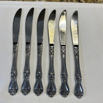 Rogers Co Acero Inoxidable Corea - Precious Rose Lote de 6 Cuchillos De Colección Foto 1 de 4