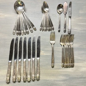 Holmes & Edwards Silberbesteck Danish Princess 34 Teile - Bild 1 von 7