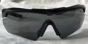 APEL ESS Z87+ Crossbow Half Rim Wrap Black Ballistic Safety Sunglasses READ - Picture 1 of 9