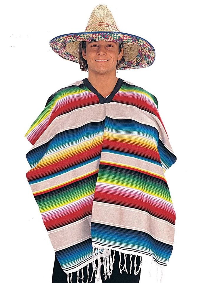 Mexican Poncho Adult Costume - Standard Size - Rubies - Изображение 1 из 1
