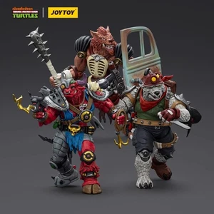 JOYTOY TMNT Dirtbag Groundchuck Rahzar 1:18 figura de acción juguete instock - Imagen 1 de 19
