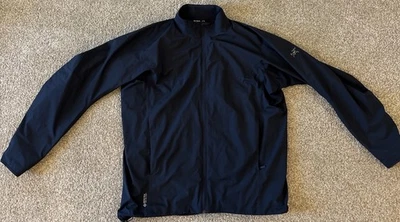 Chaqueta con capucha para hombre Arc'teryx Solano XL Gore-Tex, azul marino Foto 1 de 4