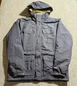Patagonia Men's Isthmus Parka 27021 Navy Size Large Coat Hooded FLAW - Picture 1 of 12