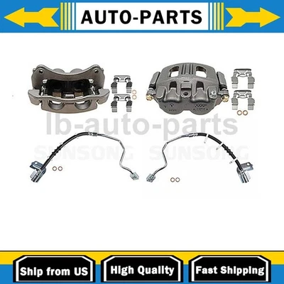 Pinza de freno delantera con mangueras lado conductor pasajero se adapta a Ford Explorer 4,6 L_ Foto 1 de 4