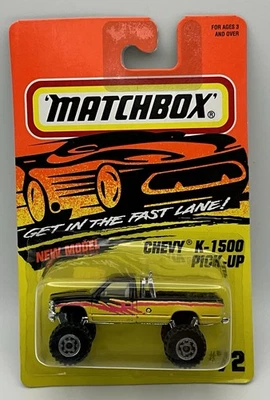 1996 Matchbox Chevy 1500 Pick Up #72 - New Model - Image 1 of 4