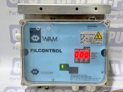 WAM FILCONTROL 381001040 24-260V AC/DC Filter Cleaning Switch 1 pcs #ZV ...