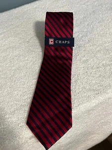 CHAPS LUXURY MENS SILK DRESS TIE 3.25"W NWT - Picture 1 of 3