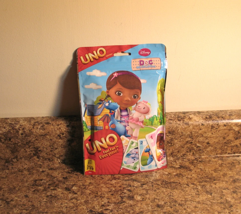 Disney DOC MCSTUFFINS UNO Card Game NEW - Image 1 of 3