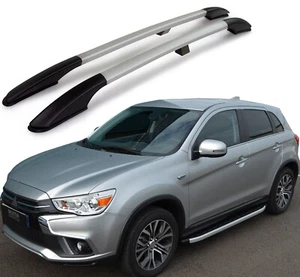 Aluminium Roof Rack Rails Side Bars To Fit Mitsubishi ASX (2010+) - Picture 1 of 2