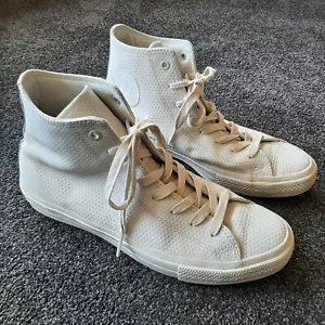 Converse Chuck Taylor All Star II Hi White Lux Leather Men's 10 Women's 12 - Bild 1 von 12