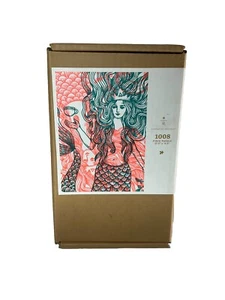 2016 Starbucks Reserve Jigsaw Puzzle 1008pcs Mermaid Siren Coffee Pink Green - Picture 1 of 4