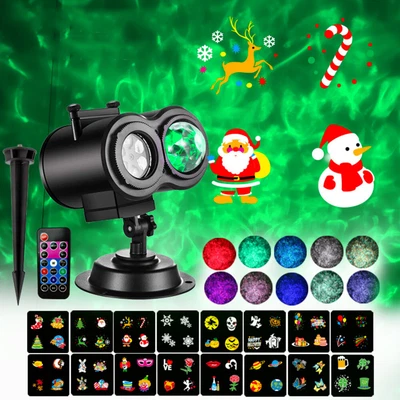 LED Laser Projektor Garten Licht Weihnachtsbeleuchtung Deko Party Draußen Garten - Bild 1 von 4