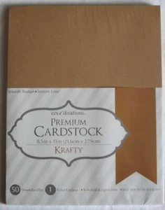 Core'Dinations Cardstock Paper 8 1/2" X 11" 50 sheets MULTI-COLOR or SINGLE pick - Picture 1 of 64