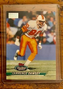 Lawrence Dawsey 1993 Stadium Club 1st Day Production #117 Tampa Bay Buccaneers