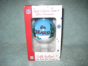 NFL Chicago Bears Sports Collectors Series Glass Ornaments - Picture 1 of 3