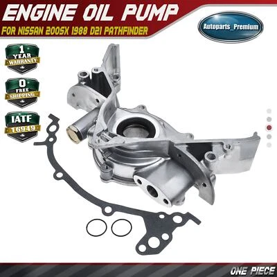 Engine Oil Pump for Nissan 200SX 1988 D21 1986-1994 Pathfinder 1987-1995 V6 3.0L - Image 1 of 4