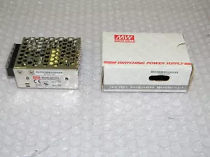 Meanwell RS-15-5, 5 Volt 3,0 Amp Alimentatore Nuovo in Scatola, 18 Unità Disponibili - Foto 1 di 5
