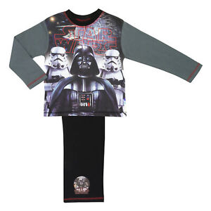 Chicos Star Wars Pijamas Pack de dos Darth Vader /& Storm Trooper 7-8 años de edad