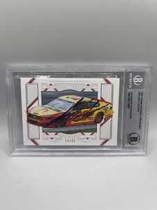Joey Logano Signed 2021 National Treasures Racing #50 Beckett Grade 10 Auto