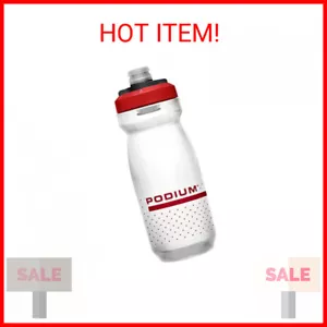 CamelBak Podium Bike Water Bottle 21oz, Fiery Red - Picture 1 of 2