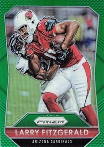 2015 Panini Prizm #11 Larry Fitzgerald Green Prizm Cardinals HOF SSP - Picture 1 of 2