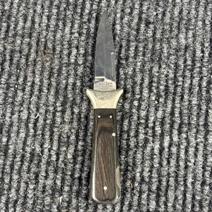 Ka-bar 2753 Lockback Boot Knife Ebony Wood Handles - Picture 1 of 7
