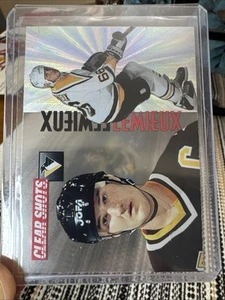 Mario Lemieux 1995-96 Pinnacle Clear Shots #13  - Picture 1 of 2