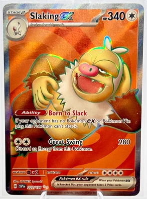 Slaking ex 227/191 Scarlet & Violet Surging Sparks Double Rare Full Art Holo - Image 1 of 2