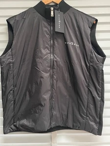 JOHN RICHMOND Black Gilet Size 48 UK 38 Medium Mens Sleeveless Jacket Candela - Picture 1 of 13