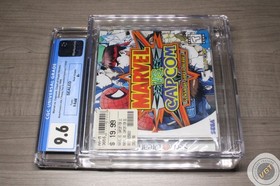 CGC 9.6 A+ - Marvel vs. Capcom: Clash of Super Heroes Sega Dreamcast 1999 NEW!