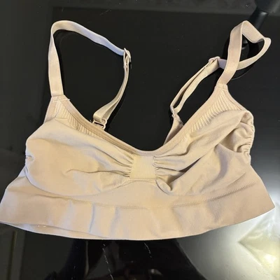 Sutiã modelador SKIMS Sculpt Bralette sem costura com nervuras bronzeado conforto P/M - Imagem 1 de 3