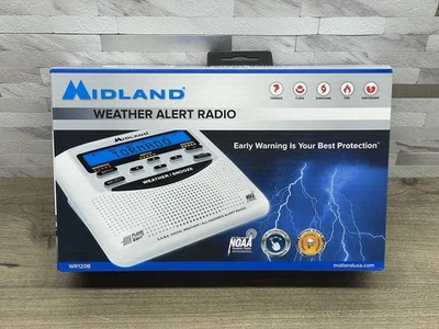 Midland Weather Alert Radio with NOAA All Hazard NEW WR120B NEW - Image 1 of 4