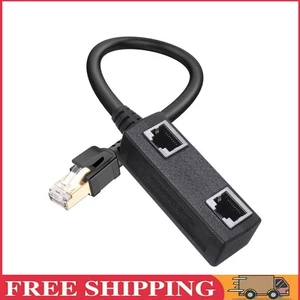 RJ45 1 auf 2 Port Ethernet-Kabel-Splitter-Stecker-Extender für Cat 8/Cat7 - Afbeelding 1 van 8