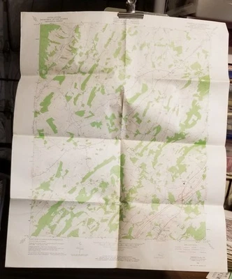 1964 Orig USGS Topo Map Greenville VIRGINIA Quad Scouts BSA Hiking Folded - Image 1 of 4