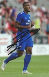 CARDIFF: KENNETH ZOHORE SIGNED 6x4 ACTION PHOTO+COA - Picture 1 of 1