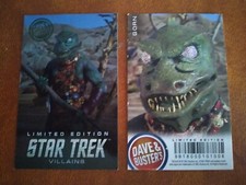 Dave & Buster's Star Trek Villains Gorn LE Trading Card (1)